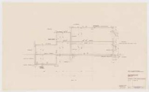 Portland Zementfabrik, Hardegsen Kantinenanbau: Detailplan Schnitt A-B, 1:50