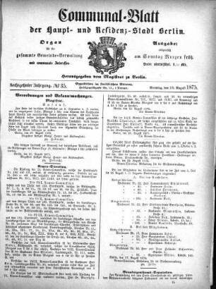 1875,35: No. 35, 29. August 1875