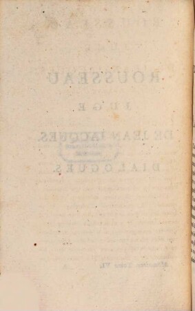 Mémoires, 6. Dialogues ; [T. 2]