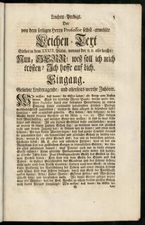5-24, Leich-Predigt.
