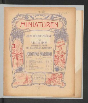 No. 8: Studie : acht leichte Stücke für Viol. mit Begl. des Pfte.; op. 28