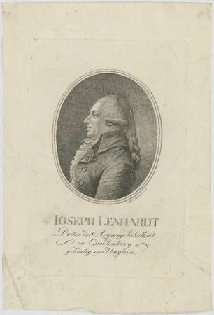 Bildnis des Ioseph Lenhardt