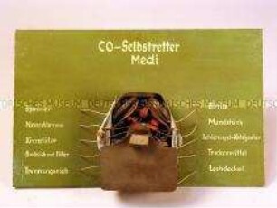 Modell (Schnittmodell) des Co-Filterselbstretters 452 A "Medi"