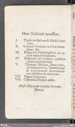 Huic Editioni accessere …