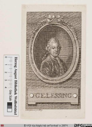 Bildnis Gotthold Ephraim Lessing