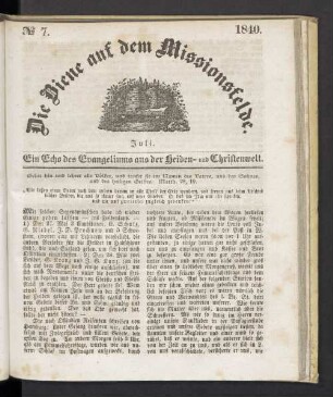 N° 7. Juli. 1840