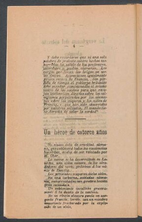 Un héroe de catorce años
