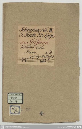 Symphonies - Mus.2711-N-4 : strings, bc - B|b