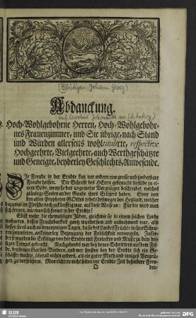 Abdanckung