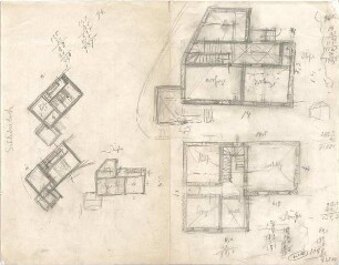 Hildebrand, Adolf von; Haus Schlederloh - Grundrisse