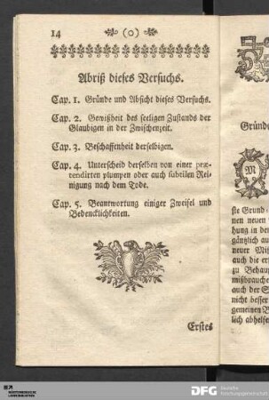 Abriß dieses Versuchs.