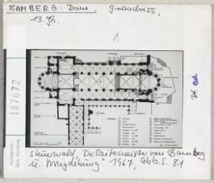 Bamberg: Dom, Grundriss