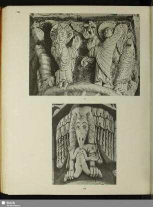 [177. Chauvigny (Vienne), Saint-Pierre, Chorsäulsenkapitelle, poitevinisch, 1. Viertel 12. Jahrh.]