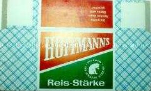 Packung für "Hoffmann's Reisstärke"
