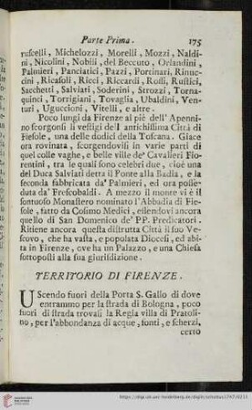 Territorio di Firenze
