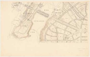 Bebauungsplan für das Gelände an der Döberitzer Heerstraße, Berlin-Spandau: Übersichtsplan 1:2500 (in 2 Teilen s. Inv.Nr. 20634)