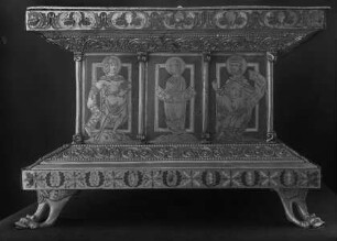 Tragaltar des heiligen Gregorius — Schmalseite mit den Propheten Naum, Malachias und Elchias