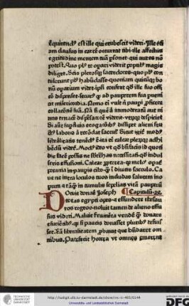 Docuit donare Joseph totas Egypti opes et effundere thesauros regeos, noluit tamen de alieno effusus videri...