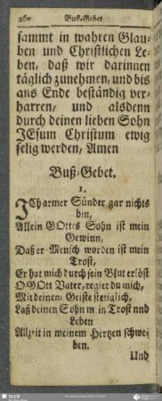 [IV.] Buß-Gebet