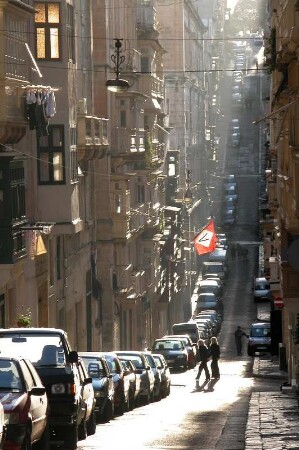 Strasse in La Valetta