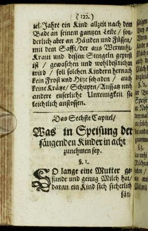 Das Sechste Capitel. - Das Zehende Capitel.