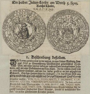 Bildnis von Iulius, Herzog von Braunschweig