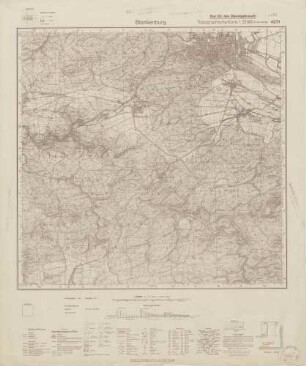 4231 Blankenburg, Topographische Karte 1:25000 (4cm - Karte)