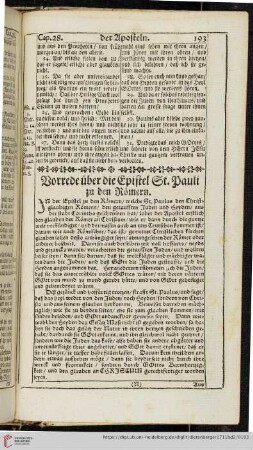 Vorrede über die Epistel St. Pauli zu den Römern