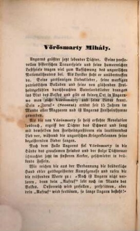 Nationalgesänge der Magyaren, 1