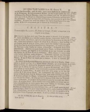 Chapitre V. Timur défait Bajazet, & foumet la Géorgie.