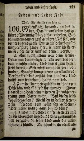 Leben und Lehre Jesu.