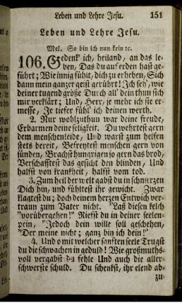 Leben und Lehre Jesu.