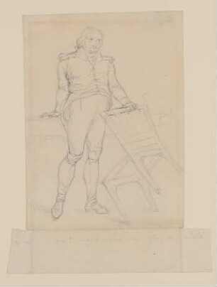 August Wilhelm Iffland als Hauptmann Wildenhain in "das Kind der Liebe" von Kotzebue