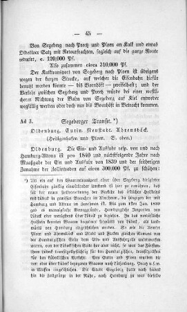 Segeberger Transit. Oldenburg. Eutin. Neustadt. Ahrensböck.