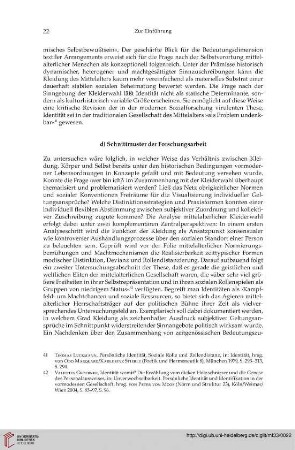 d) Schnittmuster der Forschungsarbeit