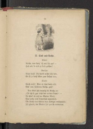 13. Kind und Ruthe.