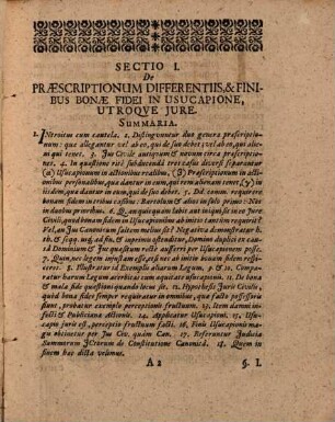 Disputatio iuridica de finibus bonae fidei in praescriptionibus de iure canonico