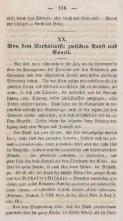156-170 Von dem Verhältnisse zwischen Papst und Concil