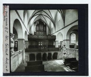 Köln, St. Cäcilien : Innenansicht, Blick nach W