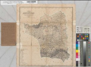 Lübbecke (Kreis) Kreiskarte 1844 1 : 80 000 46 x 42 Druck: Vorländer & Schmeltzer