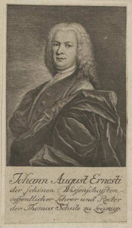 Bildnis des Johann August Ernesti