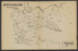 Carte Des Camps De L'Allemagne Nazie