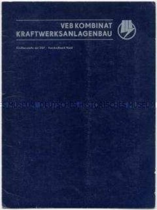 Mappe mit 25 Originalfotos zum Bau des Kernkraftwerkes Nord in Lubmin