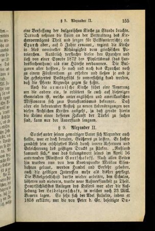 155-160, § 9. Alexander II.