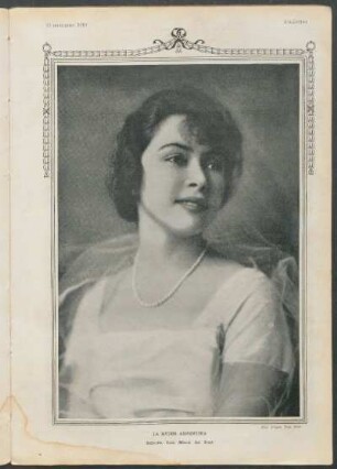 La mujer argentina. : Señorita Lola Marcó del Pont