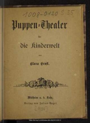 Puppen-Theater für die Kinderwelt