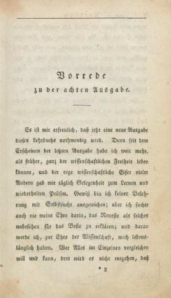Vorrede zu der achten Ausgabe