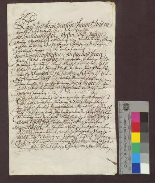 Kaufbrief des Hans Sigrist über 1 Jauchert Wald zu Raitbach.