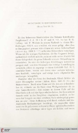23: Altattische Schriftdenkmäler