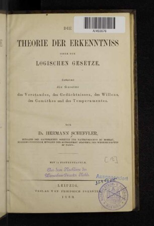 3,1: Die Naturgesetze und ihr Zusammenhang mit den Prinzipien der abstrakten Wissenschaften : für Naturforscher, Mathematiker, Logiker, Philosophen und alle mathematisch gebildeten Denker